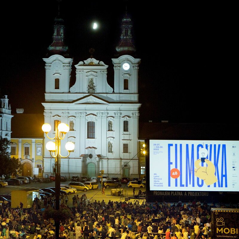 Součástí Letní filmové školy je i Letní kino na Masarykově nám. v Uherském Hradišti, foto Marek Malůšek