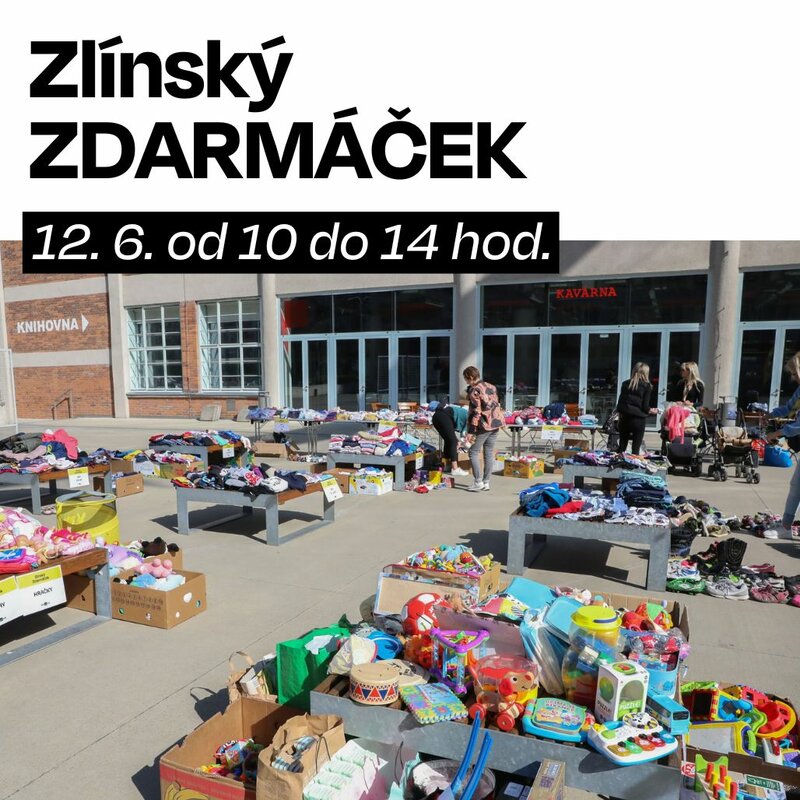 Zlínský ZDARMÁČEK bude 12. 6. od 10 hod. 
