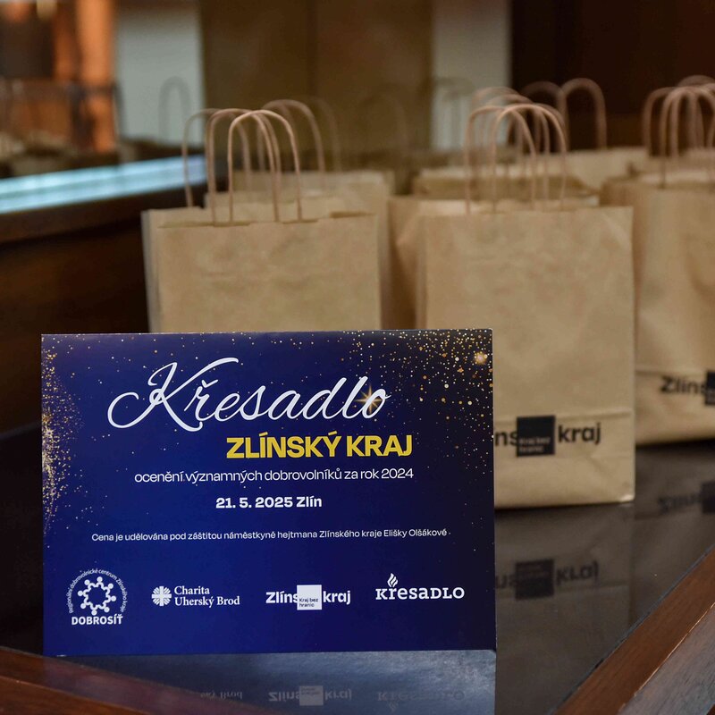 Dobrovolníci ze Zlínského kraje si převzali ocenění Křesadlo.