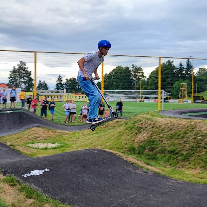 Nová pumptracková dráha v Boršicích