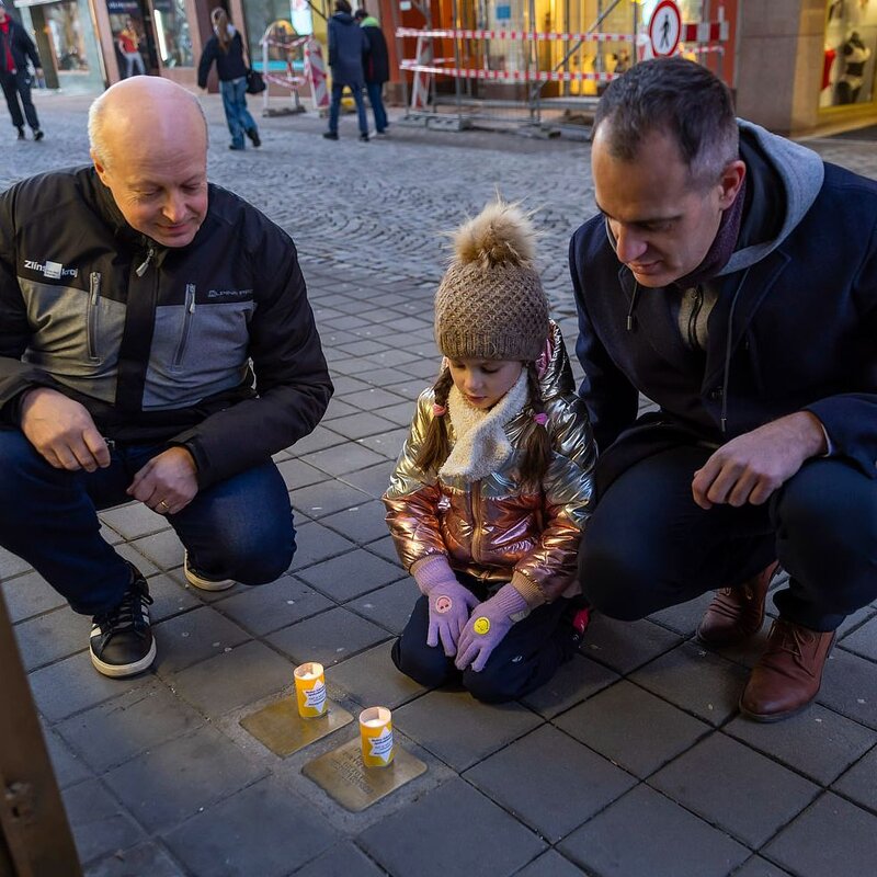 Pietní akt u kamenů zmizelých ve Zlíně