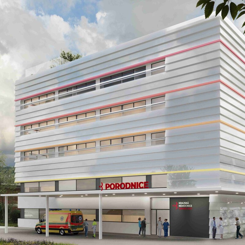 Nová porodnice - vizualizace