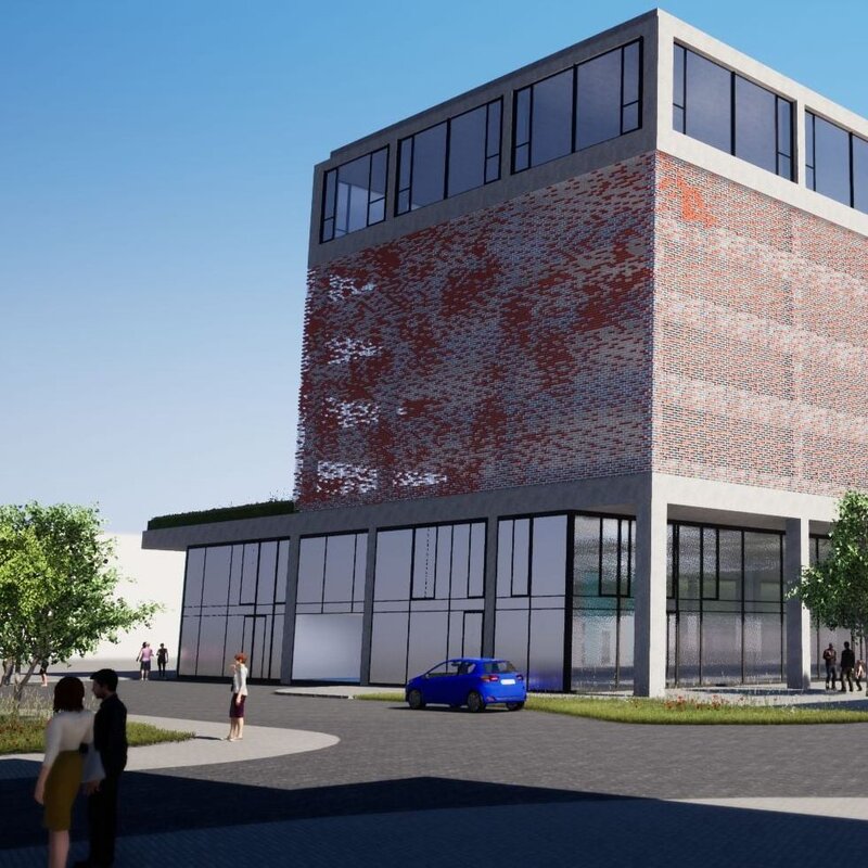 Nová výpravní budova - vizualizace