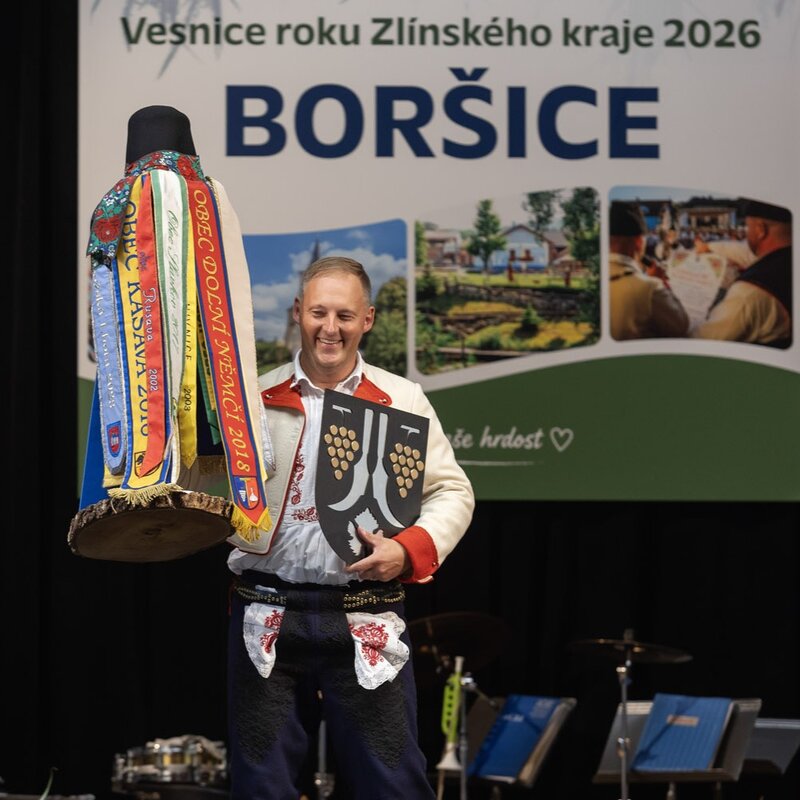 Boršice hostily slavnostní předání ocenění Vesnice roku Zlínského kraje