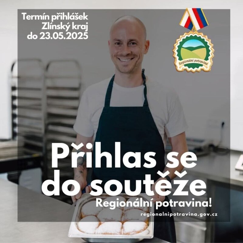 Výrobci lokálních potravin z kraje se mohou hlásit do soutěže Regionální potravina.