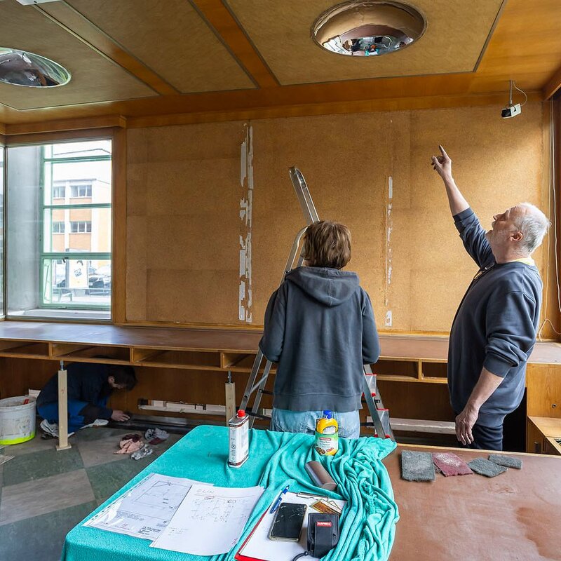 Renovace Baťova výtahu