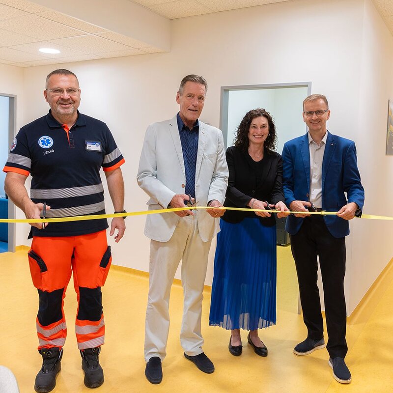 Bývalé operační středisko záchranka přebudovala na administrativní prostory.