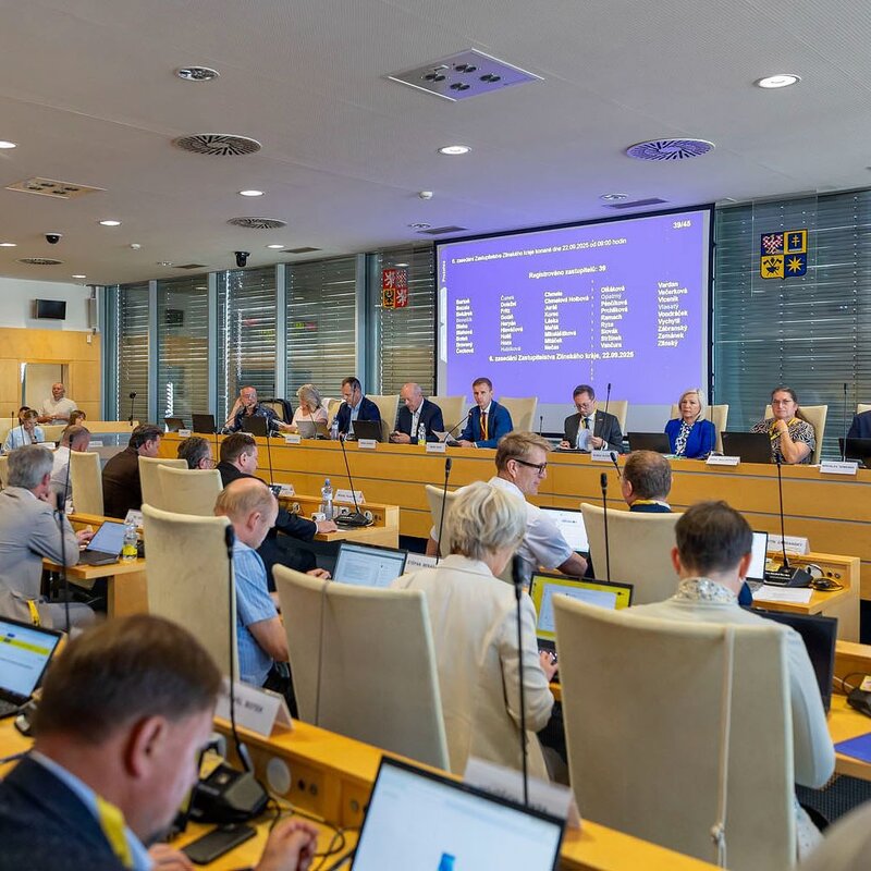 Zastupitelstvo Zlínského kraje dne 22. 9. 2025